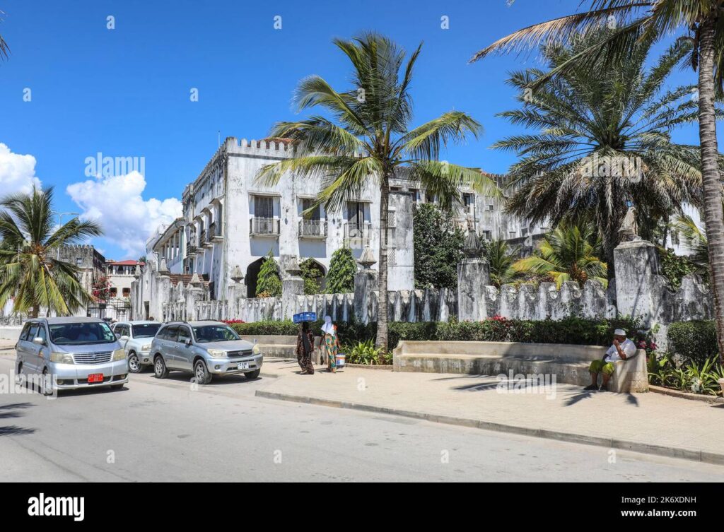 stone town zanzibar tanzania 2k6xdnh